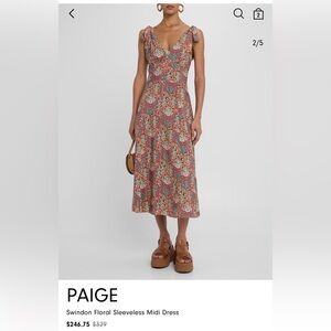 PAIGE
Swindon Floral Sleeveless Midi Dress
